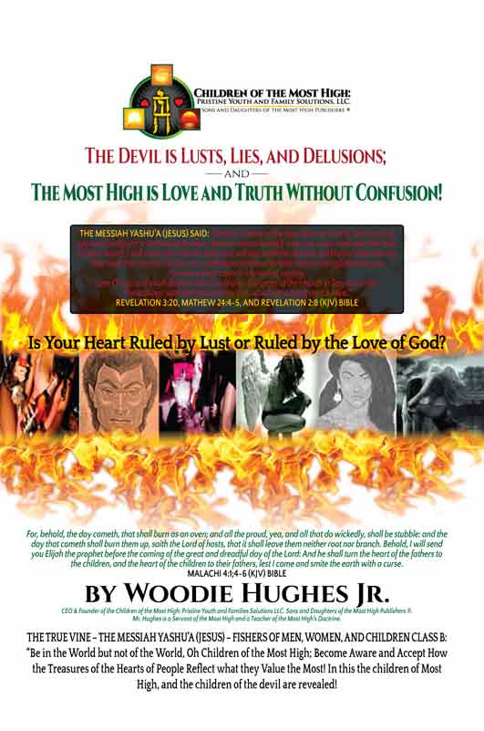 The Devil is Lust, Lies, and delusions; and the Most High is Love and Truth Without Confusion book cover front